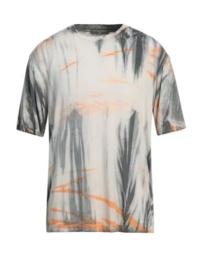 Daniele Fiesoli Man T-shirt Grey Size L Cupro, Elastane