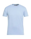 Daniele Fiesoli Short-sleeve Linen T-shirt In Blue