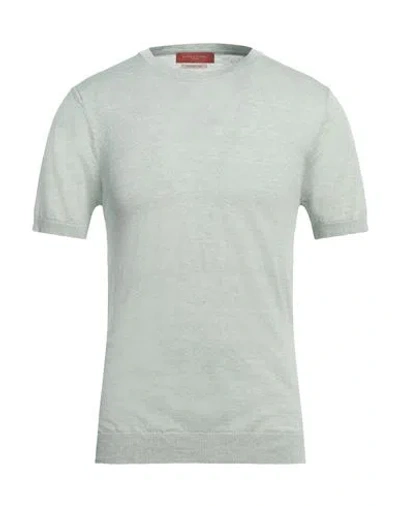 Daniele Fiesoli Man T-shirt Light Green Size M Linen In Green