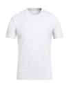 Daniele Fiesoli Man T-shirt Light Grey Size M Cotton, Elastane In White