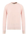 Daniele Fiesoli Man T-shirt Light Pink Size L Silk In Pink