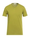 Daniele Fiesoli Man T-shirt Lime Green Size M Cotton