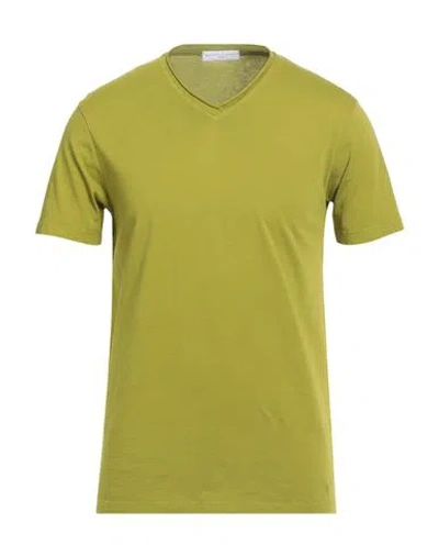 Daniele Fiesoli Man T-shirt Lime Green Size M Cotton