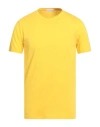 Daniele Fiesoli Man T-shirt Marigold Size L Cotton In Yellow