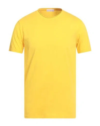 Daniele Fiesoli Man T-shirt Marigold Size L Cotton