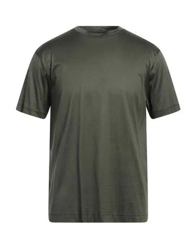 Daniele Fiesoli Man T-shirt Military Green Size Xl Cotton In Green
