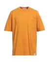 Daniele Fiesoli Man T-shirt Ocher Size Xl Cotton In Yellow