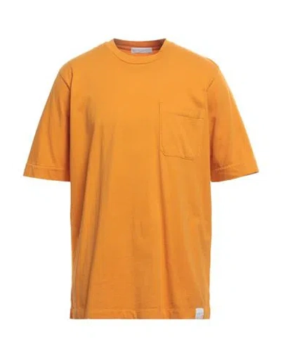 Daniele Fiesoli Man T-shirt Ocher Size Xl Cotton In Yellow