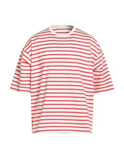Daniele Fiesoli Man T-shirt Red Size L Cotton