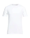 Daniele Fiesoli Man T-shirt White Size L Cotton, Elastane