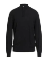 Daniele Fiesoli Man Turtleneck Black Size L Merino Wool