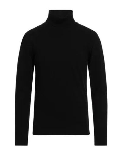 Daniele Fiesoli Man Turtleneck Black Size M Wool, Cashmere