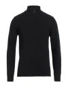 Daniele Fiesoli Man Turtleneck Black Size Xxl Wool, Cashmere