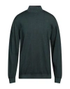 Daniele Fiesoli Man Turtleneck Dark Green Size 3xl Merino Wool In Green