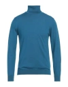 Daniele Fiesoli Man Turtleneck Deep Jade Size L Merino Wool In Green