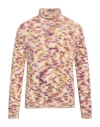 Daniele Fiesoli Man Turtleneck Ivory Size M Merino Wool, Polyamide In White