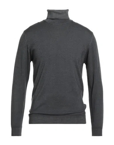 DANIELE FIESOLI DANIELE FIESOLI MAN TURTLENECK LEAD SIZE L MERINO WOOL