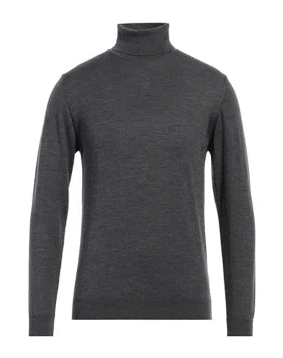 DANIELE FIESOLI DANIELE FIESOLI MAN TURTLENECK LEAD SIZE L MERINO WOOL