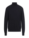 Daniele Fiesoli Selezione Man Turtleneck Midnight Blue Size L Cashmere In Blue
