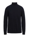 Daniele Fiesoli Man Turtleneck Midnight Blue Size Xxl Merino Wool, Polyamide, Cashmere