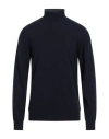 Daniele Fiesoli Man Turtleneck Navy Size M Wool, Cashmere