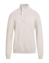 Daniele Fiesoli Man Turtleneck Off White Size L Virgin Wool