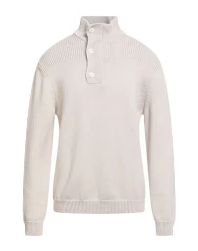 Daniele Fiesoli Man Turtleneck Off White Size L Virgin Wool