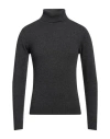 Daniele Fiesoli Man Turtleneck Steel Grey Size S Merino Wool, Cashmere