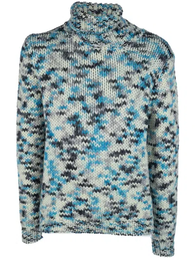 DANIELE FIESOLI PATTERNED-INTARSIA JUMPER