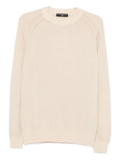 Daniele Fiesoli Raglan-sleeve Crew-neck Sweater In Neutral