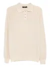 Daniele Fiesoli Raglan-sleeve Polo Shirt In Neutral