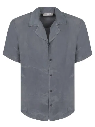 Daniele Fiesoli Revere Collar Short Sleeve Cupro Shirt