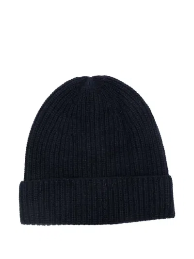 Daniele Fiesoli Ribbed Beanie Hat In Black