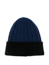 Daniele Fiesoli Ribbed-knit Beanie Hat In Blue