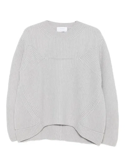 Daniele Fiesoli Ribbed Panelled Sweater In Animal Print