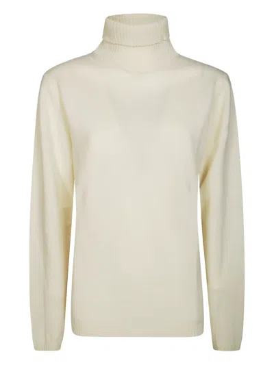 Daniele Fiesoli Roll-neck Long-sleeve Sweater In Neutral