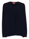 Daniele Fiesoli Round-neck Cashmere Sweater In Blue