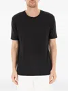 Daniele Fiesoli Round-neck Linen T-shirt In Black