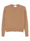 Daniele Fiesoli Round-neck Merino-cashmere-blend Sweater In Neutral