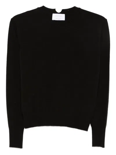 Daniele Fiesoli Round-neck Sweater In Black