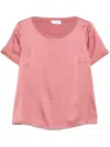 Daniele Fiesoli Satined T-shirt In Pink