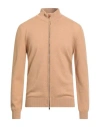 Daniele Fiesoli Selezione Man Cardigan Camel Size L Cashmere