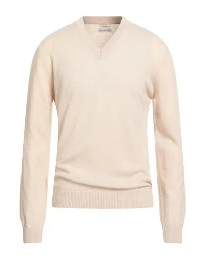 Daniele Fiesoli Selezione Man Sweater Beige Size L Cashmere