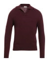 Daniele Fiesoli Selezione Man Sweater Burgundy Size S Merino Wool, Cashmere