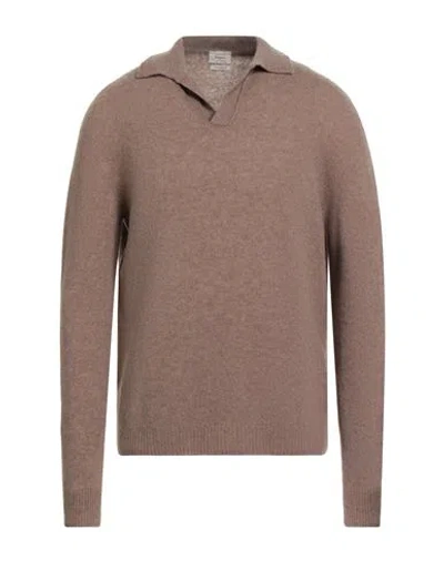 Daniele Fiesoli Selezione Man Sweater Khaki Size L Merino Wool, Cashmere