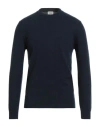 Daniele Fiesoli Selezione Man Sweater Navy Size L Cashmere In Blue