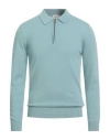 Daniele Fiesoli Selezione Man Sweater Turquoise Size L Cashmere