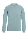 Daniele Fiesoli Selezione Man Sweater Sky Blue Size M Cashmere