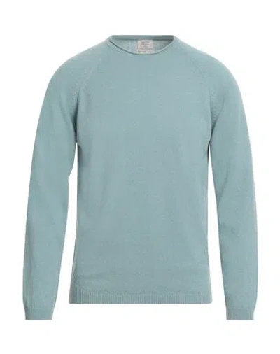Daniele Fiesoli Selezione Man Sweater Sky Blue Size M Cashmere