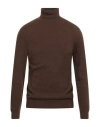 Daniele Fiesoli Selezione Man Turtleneck Brown Size M Cashmere